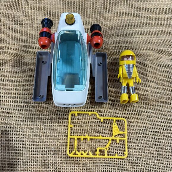 Vintage 1980 Playmobil Playmospace Space Buggy #3509 w Figure + Original Box - Picture 2 of 5